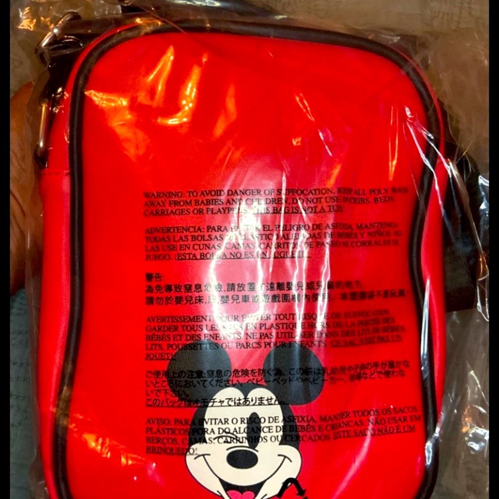 Disney Classic Mickey Mouse Deluxe Crossbody Bag - Picture 2 of 2